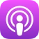 Rate on Apple Podcasts podcast player icon